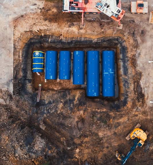 Industrial tanks and depot infrastructure